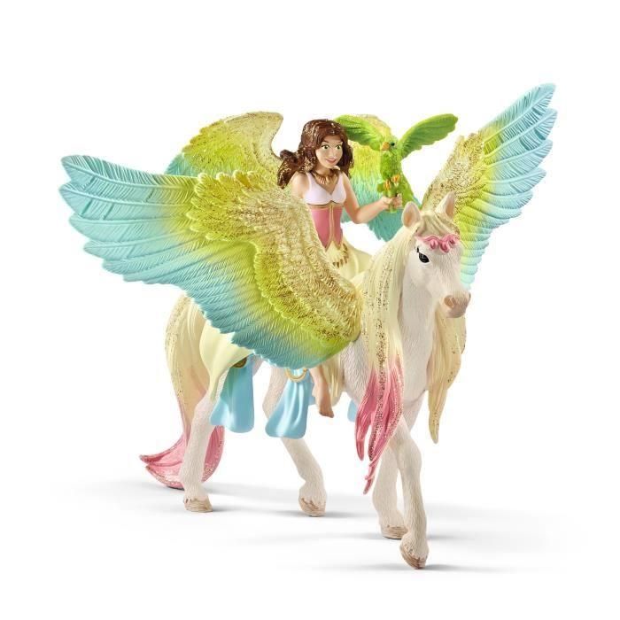 Schleich - Fairy Surah con un espumoso Pegaso - 70566 1