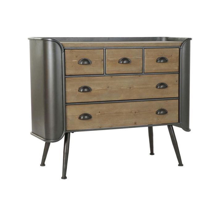 Cómoda DKD Home Decor Gris Natural Metal Abeto Loft 97 x 37 x 79 cm 0 Cómoda DKD Home Decor Gris Natural Metal Abeto Loft 97 x 37 x 79 cm 0