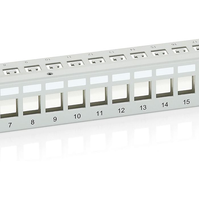 Equip Patchpanel 24x Cat6 19" FTP 1HE Keystone Montage gr 2