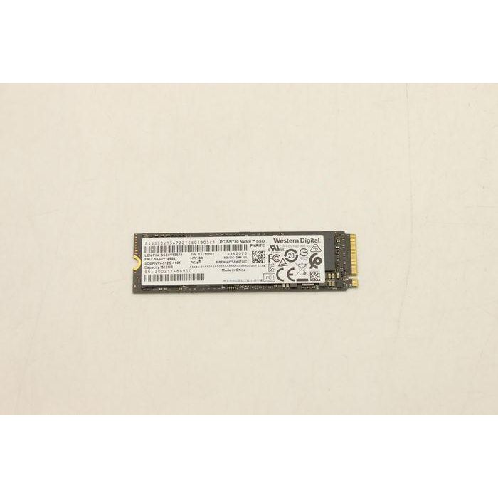 Lenovo M.2 2280 SSD with 512GB capacity, PCIe 3.0 x4 interface, up to 3,400 MB/s read speed, 2,700 MB/s write speed. Lenovo M.2 2280 SSD with 512GB capacity, PCIe 3.0 x4 interface, up to 3,400 MB/s read speed, 2,700 MB/s write speed.