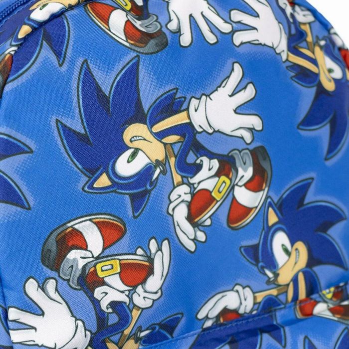 Mochila Infantil Sonic Azul 23 x 33 x 9 cm 6 Mochila Infantil Sonic Azul 23 x 33 x 9 cm 6