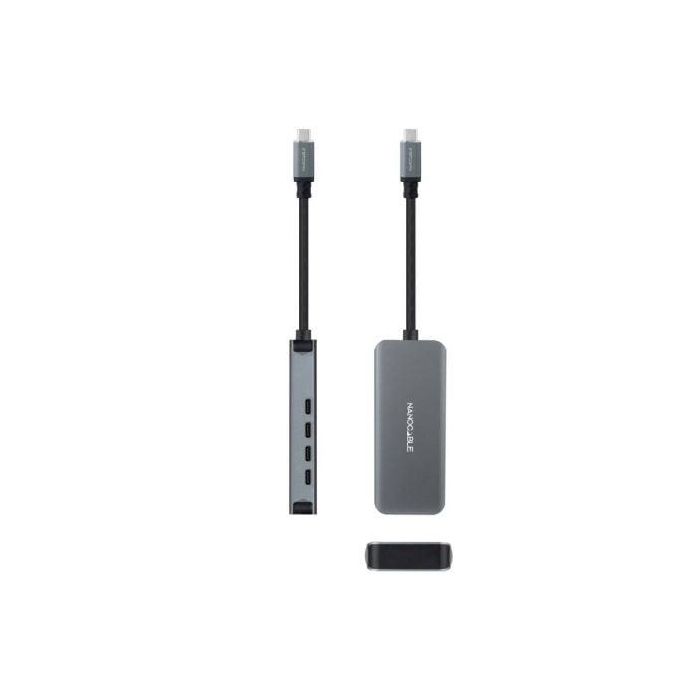 NANOCABLE HUB USB-C/M A 3xUSB-C/H ALUMINIO 10 CM 1 NANOCABLE HUB USB-C/M A 3xUSB-C/H ALUMINIO 10 CM 1
