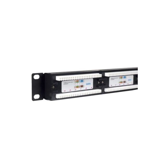 Patch Panel Phasak PU 2420/ 24 Puertos/ Cat.6/ Altura 1U 1 Patch Panel Phasak PU 2420/ 24 Puertos/ Cat.6/ Altura 1U 1