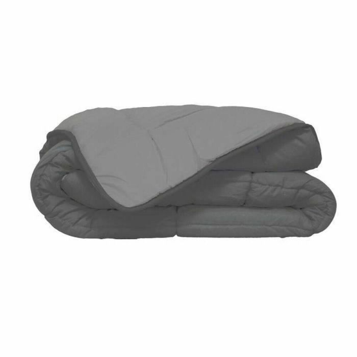 POYET MOTTE Edredón Ligero de Microfibra y Fibras Huecas Siliconadas 200g/m² 220x240cm Acero y Plata Oeko-Tex Ignífugo 0 POYET MOTTE Edredón Ligero de Microfibra y Fibras Huecas Siliconadas 200g/m² 220x240cm Acero y Plata Oeko-Tex Ignífugo 0