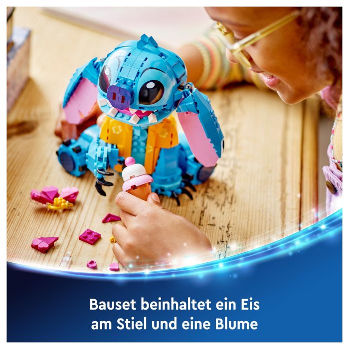 LEGO Disney Stitch 43249 Lilo & Stitch Set de Construcción con Figura y Accesorios 16