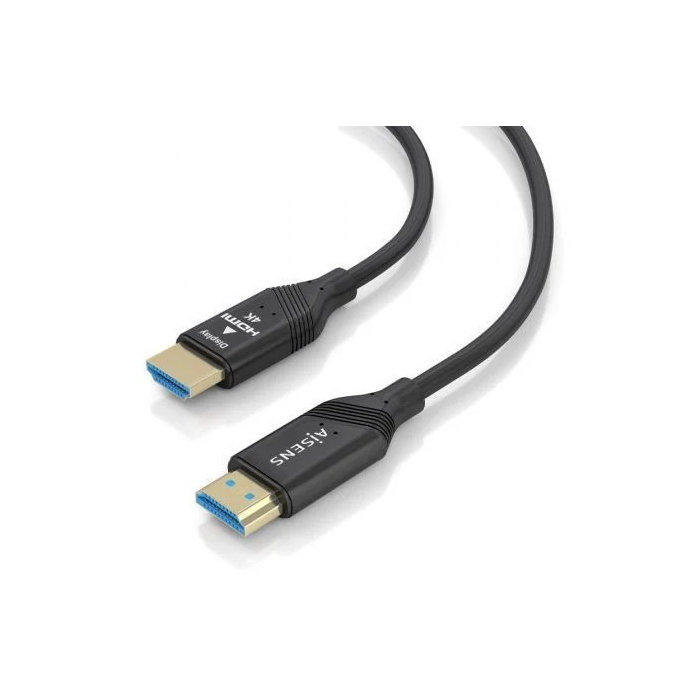 AISENS - CABLE HDMI V2.0 AOC PREMIUM ALTA VELOCIDAD / HEC 4K@60HZ 18GBPS, A/M-A/M, NEGRO, 15M