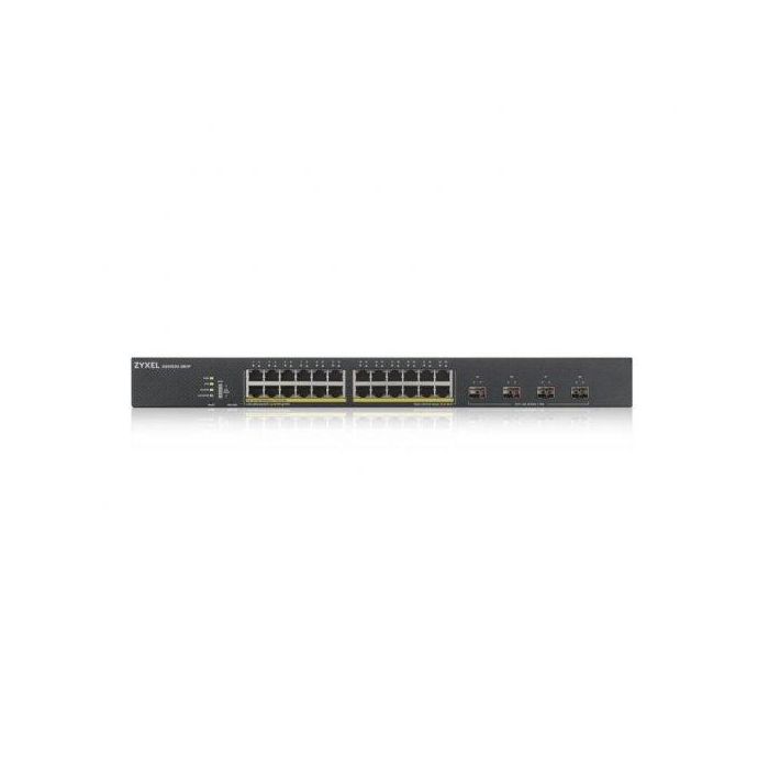Zyxel Switch 28 Puertos XGS1930-28HP - EU0101F 24, 24x Gigabit, 4x SFP+, NebulaFlex, 10G, L3, PoE, Negro 1