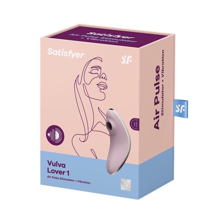 Satisfyer Vulva lover 1 vibrador y estimulador de aire lila Satisfyer Vulva lover 1 vibrador y estimulador de aire lila