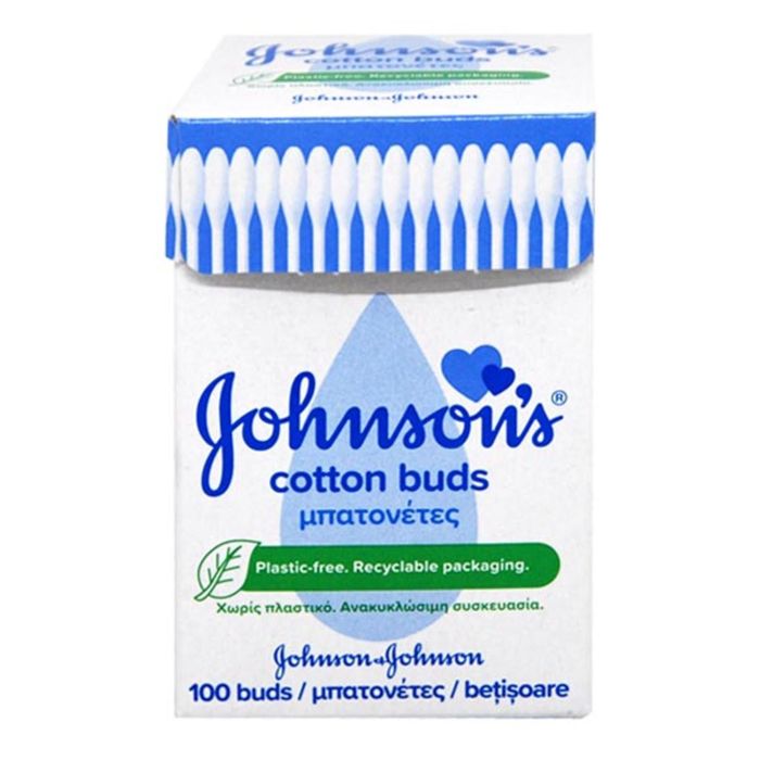 JOHNSONS Bastoncillos de algodón Pack 100 unidades