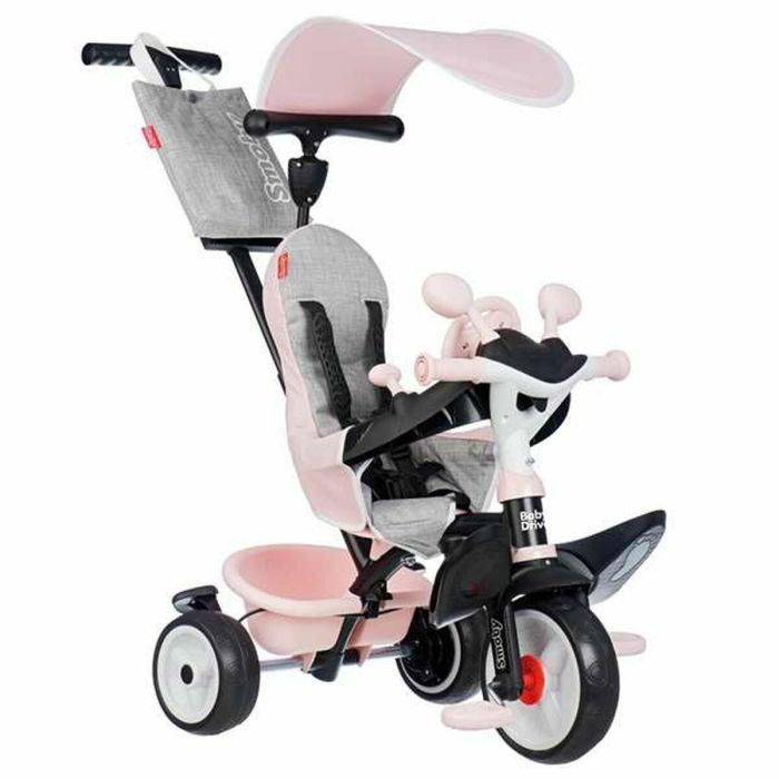 Smoby SMO741504 Triciclo Baby Driver Rosa 0 Smoby SMO741504 Triciclo Baby Driver Rosa 0