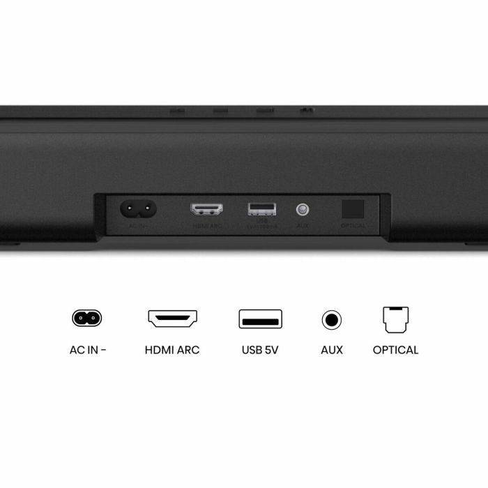 Barra de Sonido Hisense HS1000 120W Negro 120 W 2 Barra de Sonido Hisense HS1000 120W Negro 120 W 2