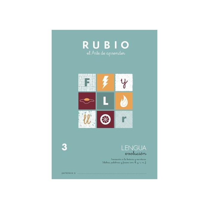 Cuaderno Rubio A4 Lengua Evolucion Nº 3 (5-6 Años) (Set de 10)