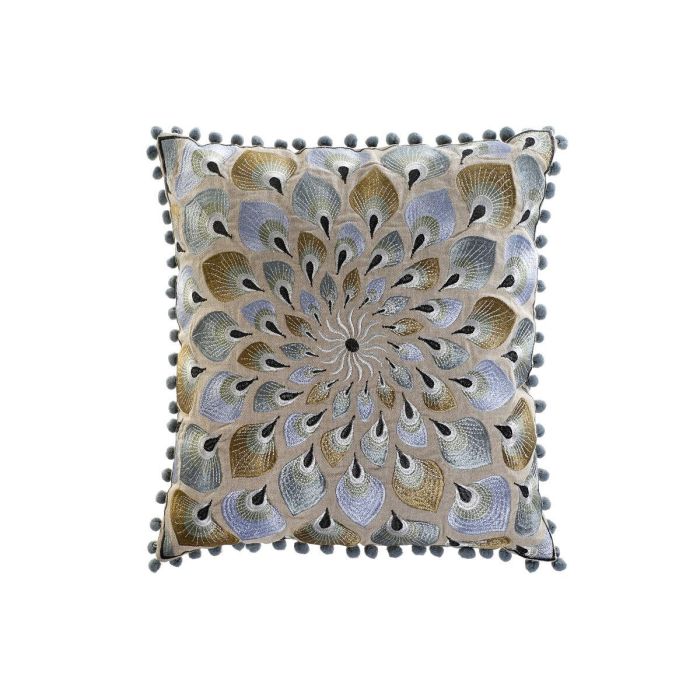 Cojin DKD Home Decor Azul Beige 15 x 40 x 40 cm