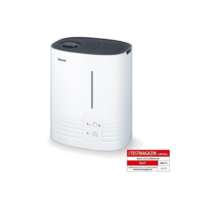 Beurer LB-55 Humidificador de Aire para Oficinas, 50 m2, 2 Niveles de Humidificación, Depósito Extraíble con Almohadillas Antical 5 Beurer LB-55 Humidificador de Aire para Oficinas, 50 m2, 2 Niveles de Humidificación, Depósito Extraíble con Almohadillas Antical 5