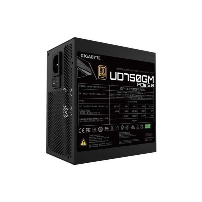 Gigabyte UD750GM PG5 unidad de fuente de alimentación 750 W 20+4 pin ATX ATX Negro 6 Gigabyte UD750GM PG5 unidad de fuente de alimentación 750 W 20+4 pin ATX ATX Negro 6