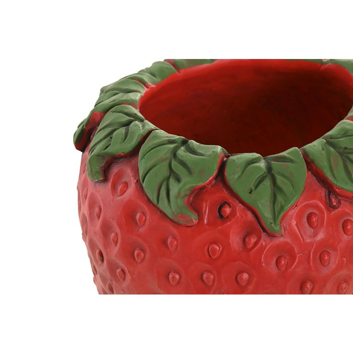 Jarron Tropical DKD Home Decor Rojo Verde 17 x 21 x 17 cm (4 Unidades) 1 Jarron Tropical DKD Home Decor Rojo Verde 17 x 21 x 17 cm (4 Unidades) 1