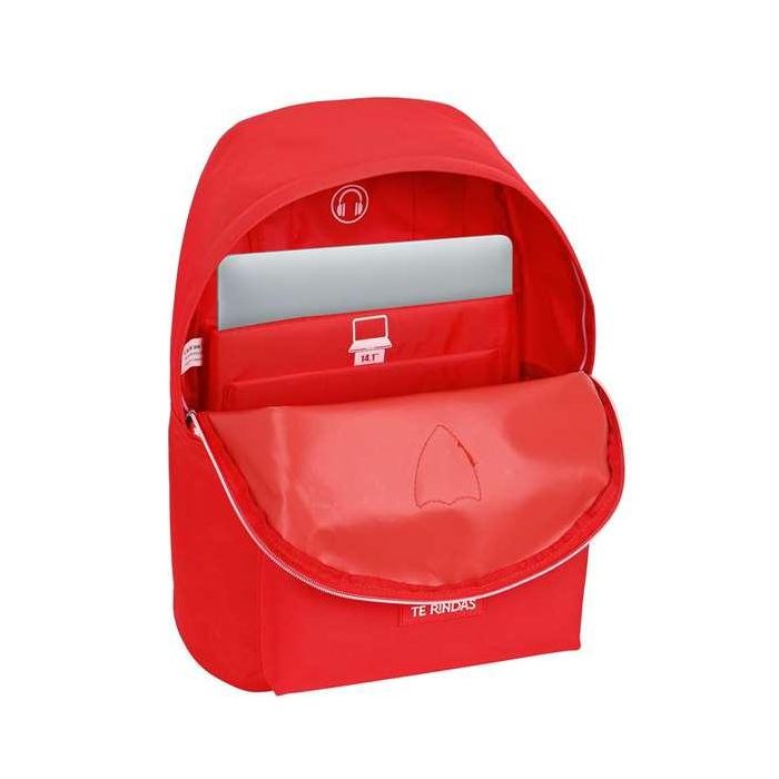 Mochila para Portátil Sevilla Fútbol Club Rojo 31 x 41 x 16 cm 4 Mochila para Portátil Sevilla Fútbol Club Rojo 31 x 41 x 16 cm 4