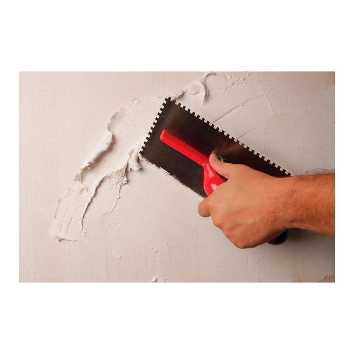 Rubi R25903 Peine Acero 28cm Mango Plástico Abierto para Mortero Cola Cerámica 1 Rubi R25903 Peine Acero 28cm Mango Plástico Abierto para Mortero Cola Cerámica 1