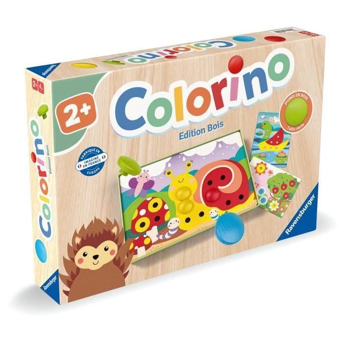 Juego educativo - Ravensburger - Colorino - Peones de madera - Desarrolla la creatividad - A partir de 2 años 1 Juego educativo - Ravensburger - Colorino - Peones de madera - Desarrolla la creatividad - A partir de 2 años 1