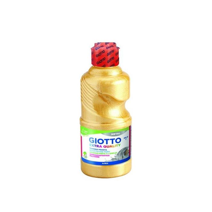 Giotto Tempera líquida escolar 250 ml metalizada Oro