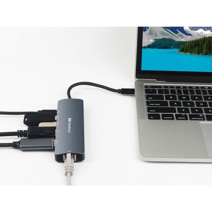 Sandberg USB-C 8K Display Dock 2 Sandberg USB-C 8K Display Dock 2