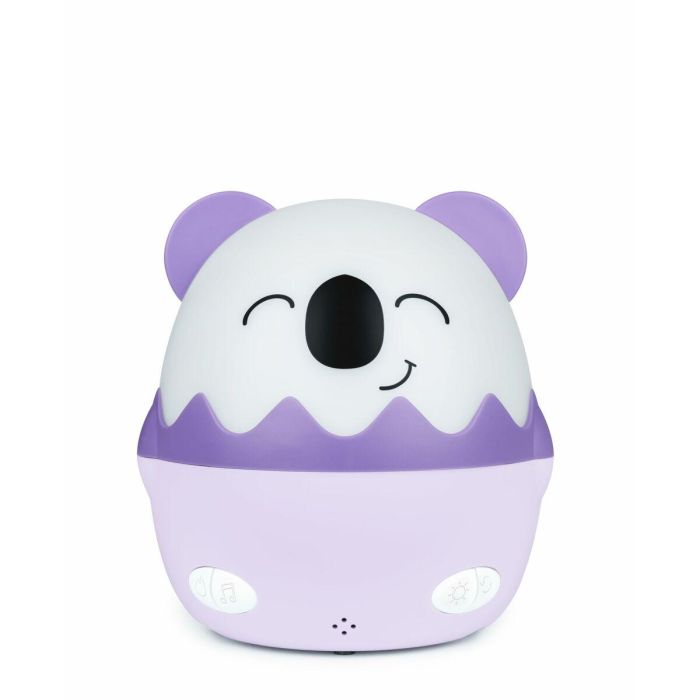 BIGBEN BIG1722427343201 Luz Nocturna Musical Inalámbrica Koala - Proyección 360°, 13 Películas, 8 Melodías, USB-C con Mando