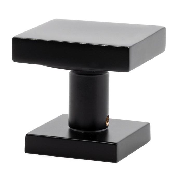 Jandel Pomo de Latón Modelo Nano 209 62x62 con Acabado Negro. Disponible también en Cromo, Negro Mate, Níquel Mate y Cuero Inglés.