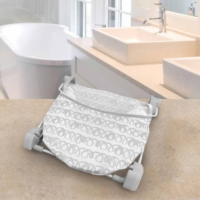 Asiento de baño plegable para bebé INGENUITY gris 3 Asiento de baño plegable para bebé INGENUITY gris 3