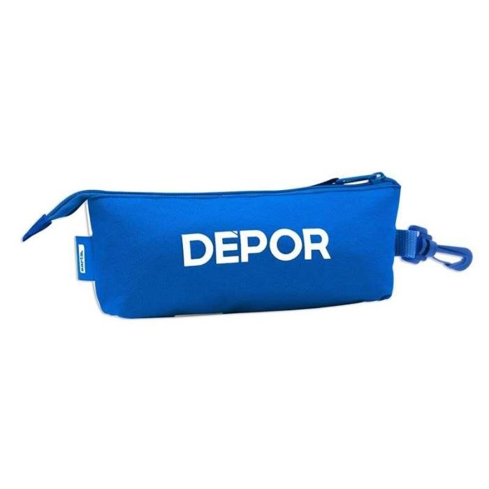 Safta Portatodo Triangular Deportivo La Cor 20x8,5x5 cm Blanco y Azul Polyester 600D 1 Safta Portatodo Triangular Deportivo La Cor 20x8,5x5 cm Blanco y Azul Polyester 600D 1