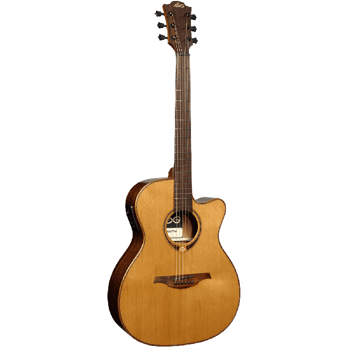 Guitarra Acústica Lâg Auditorium Slim Cutaway Tramontane 118 A/E - Natural 4 Guitarra Acústica Lâg Auditorium Slim Cutaway Tramontane 118 A/E - Natural 4