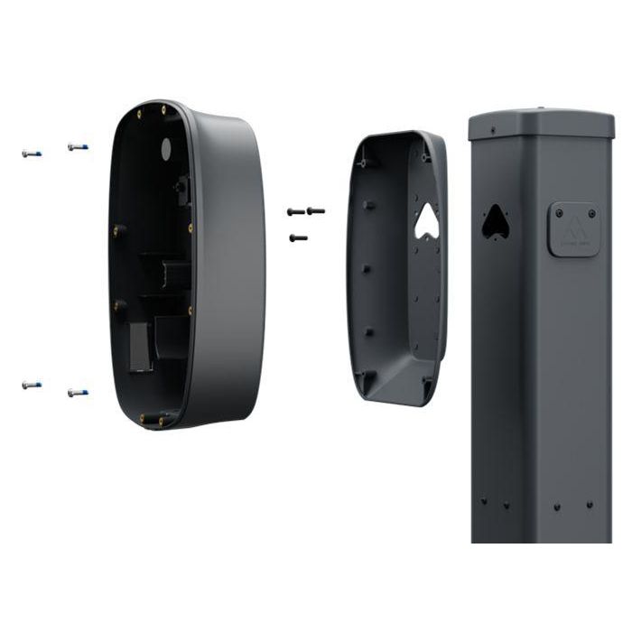 Charge Amps Adaptador de Placa para Columna - Compatible con Charge Amps Dawn para Montaje en Poste 1