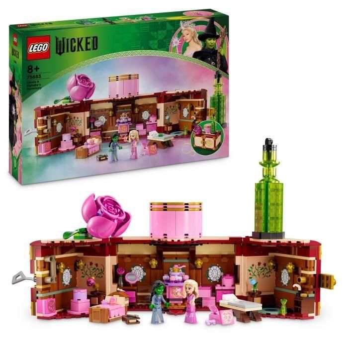 LEGO Wicked 75683 Dormitorio de Glinda y Elphaba - Modelo de coleccionista con minimuñecas LEGO Wicked 75683 Dormitorio de Glinda y Elphaba - Modelo de coleccionista con minimuñecas