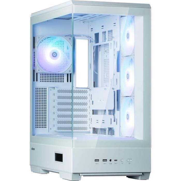 Caja PC - ZALMAN - P50 DS - Semitorre - ATX - Blanca - 4 ventiladores A-RGB - USB-C 2 Caja PC - ZALMAN - P50 DS - Semitorre - ATX - Blanca - 4 ventiladores A-RGB - USB-C 2
