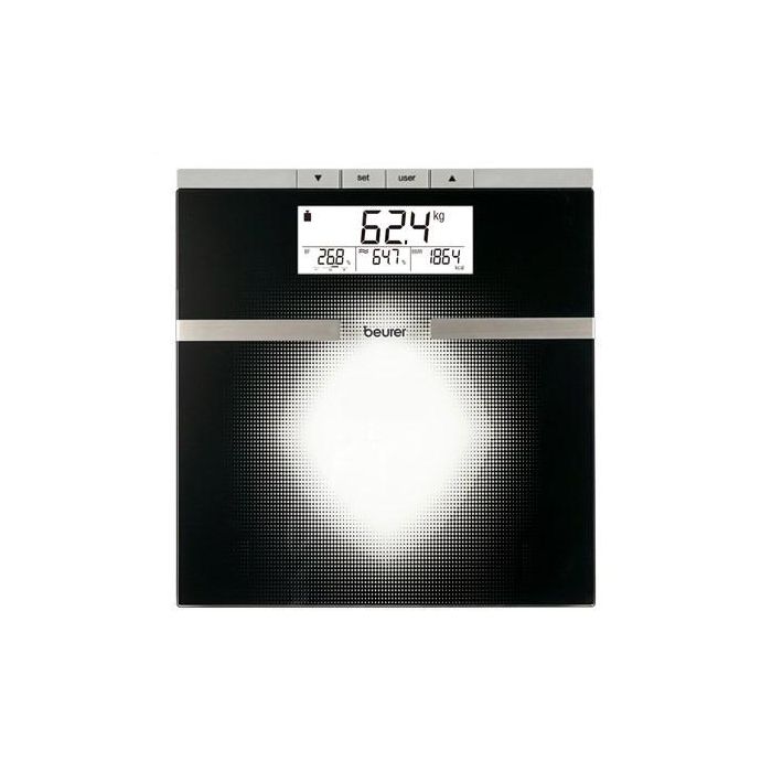 Beurer BG-21 Báscula Diagnóstica con IMC, Pantalla LCD, 10 Memorias - Vidrio 1 Beurer BG-21 Báscula Diagnóstica con IMC, Pantalla LCD, 10 Memorias - Vidrio 1
