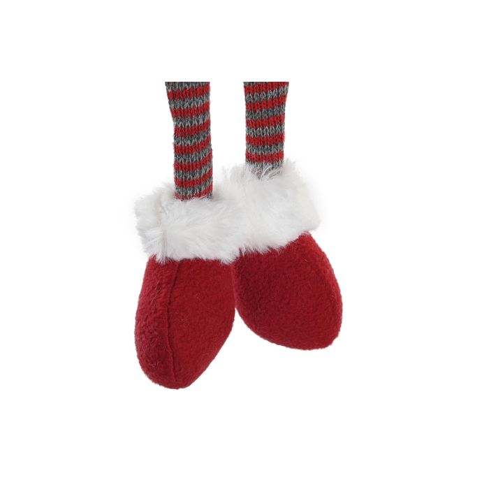 DKD Home Decor Figura Navidad Tradicional Reno Rojo Poliester 9 x 50 x 13 cm 2