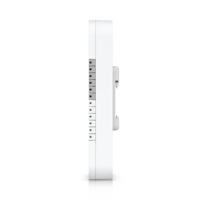 Ubiquiti Gate Hub Avanzado para Control de Acceso y Gestión de Intercomunicadores con 5x RJ-45, PoE++, Montaje en Carril DIN 5