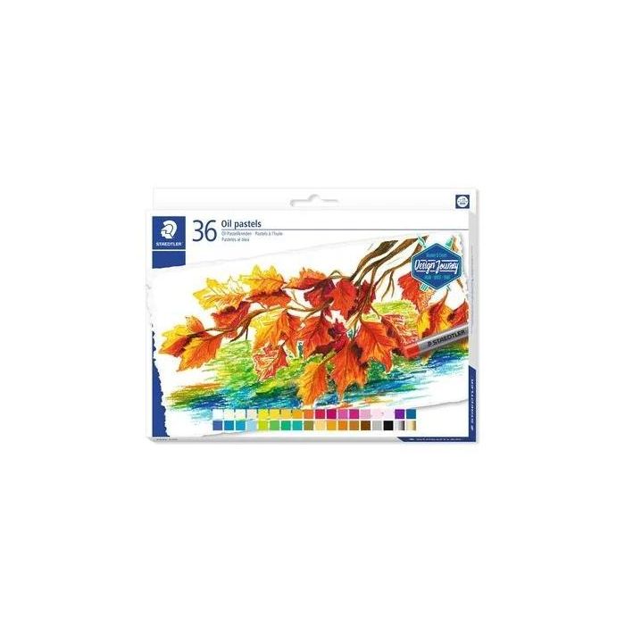 Staedtler Pasteles al Óleo Ceras Blandas 70 mm Colores Surtidos Estuche 36 Ud