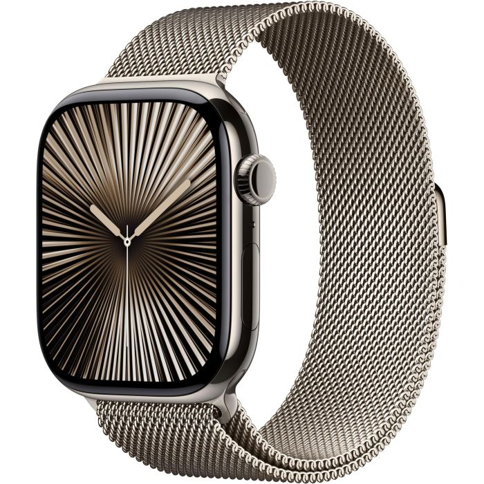 Apple Watch Series 10 GPS + Cellular 46mm Caja Titanio Natural con Correa Milanese Loop Natural S/M 0 Apple Watch Series 10 GPS + Cellular 46mm Caja Titanio Natural con Correa Milanese Loop Natural S/M 0
