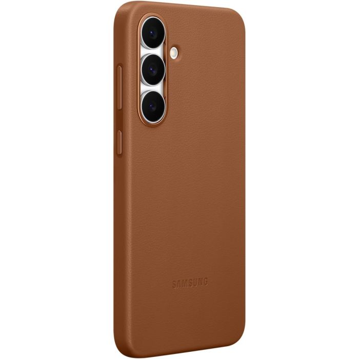Samsung Funda Kindsuit Galaxy S25 FE, Protectora de Imitación Piel, Color Canela 2 Samsung Funda Kindsuit Galaxy S25 FE, Protectora de Imitación Piel, Color Canela 2
