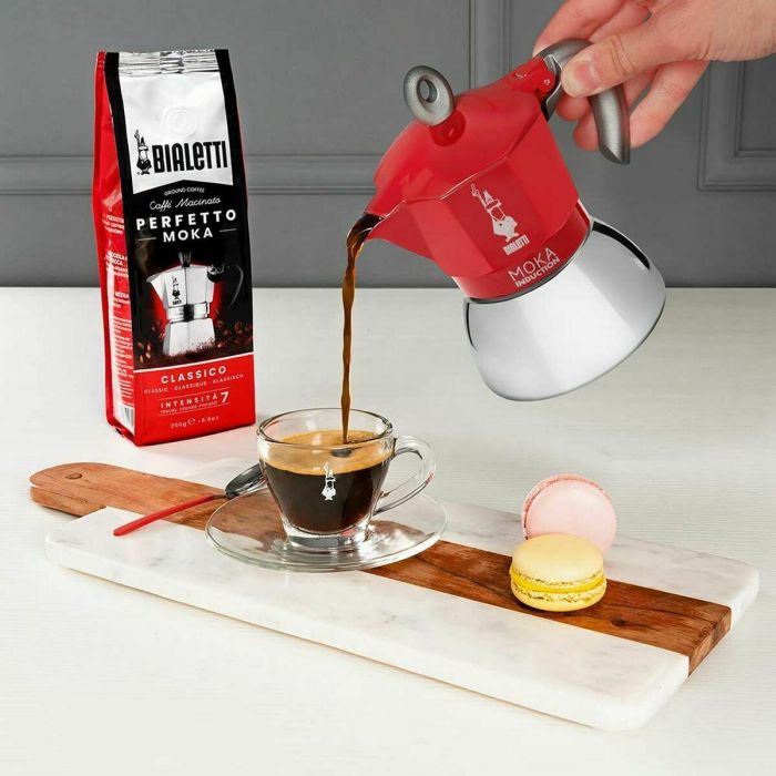 Cafetera Italiana Bialetti 0006944/NP Rojo Metal Aluminio 150 ml 7 Cafetera Italiana Bialetti 0006944/NP Rojo Metal Aluminio 150 ml 7