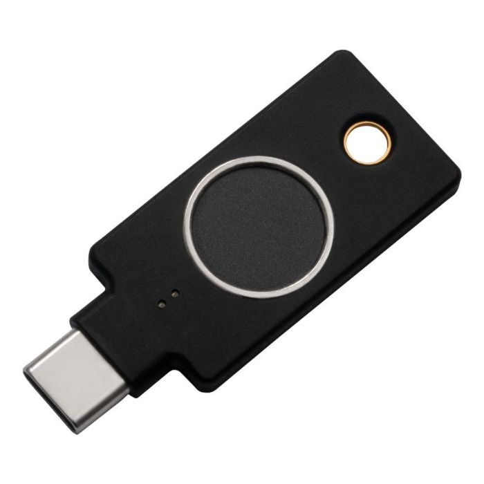 Yubico YubiKey C Bio FIDO Edition para Windows, macOS, Chrome OS, Linux, con conector USB-C