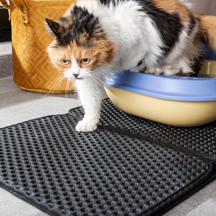 Alfombra para Arenero de Gatos Clikatt InnovaGoods 10 Alfombra para Arenero de Gatos Clikatt InnovaGoods 10