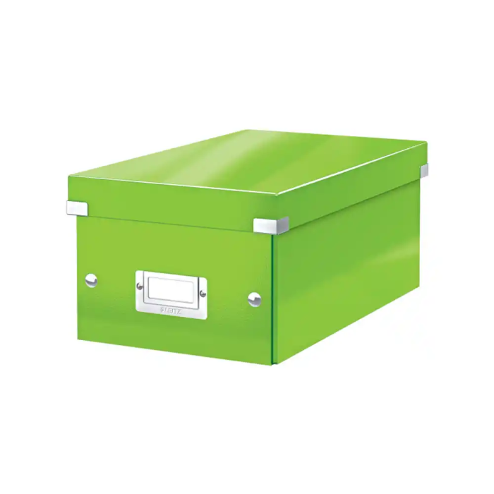 Leitz Caja de almacenamiento Click&Store DVD Box, Verde, 206x147x352 mm 0 Leitz Caja de almacenamiento Click&Store DVD Box, Verde, 206x147x352 mm 0