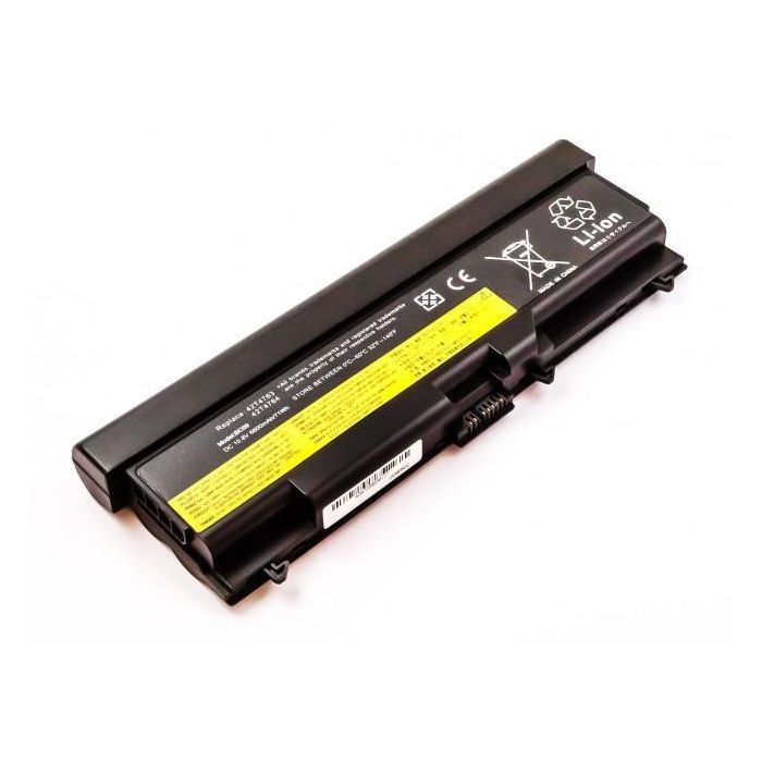 CoreParts Batería para Portátil Lenovo, Li-ion 71.28Wh 9 Celdas, 10.8V 6600mAh, Negra