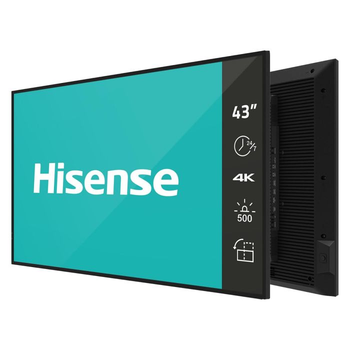 Hisense 43DM66D Pizarra Digital Signage 43" 4K UHD IPS 3840x2160 24/7 Operación Continua, Android 11, WiFi, Negro 1 Hisense 43DM66D Pizarra Digital Signage 43" 4K UHD IPS 3840x2160 24/7 Operación Continua, Android 11, WiFi, Negro 1