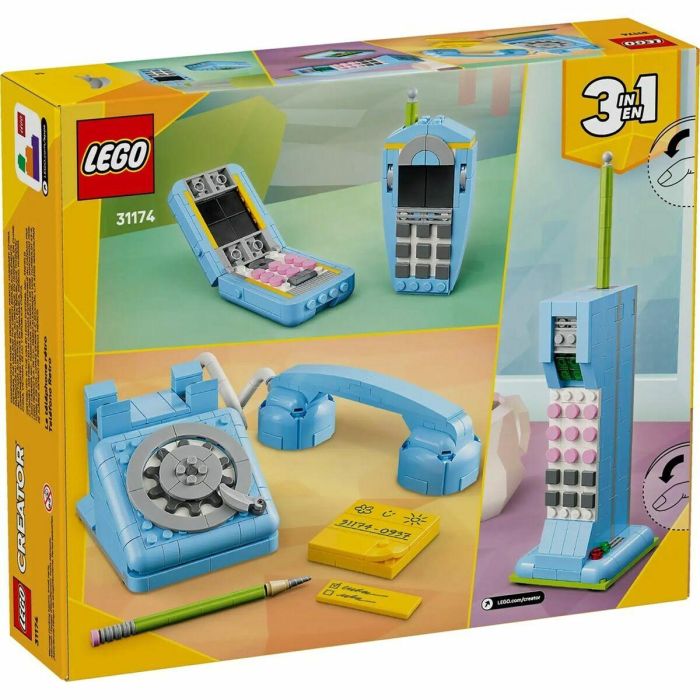 LEGO 31174 Creator 3 en 1 Teléfono Retro - Set de construcción para niños de 8 años en adelante 6 LEGO 31174 Creator 3 en 1 Teléfono Retro - Set de construcción para niños de 8 años en adelante 6