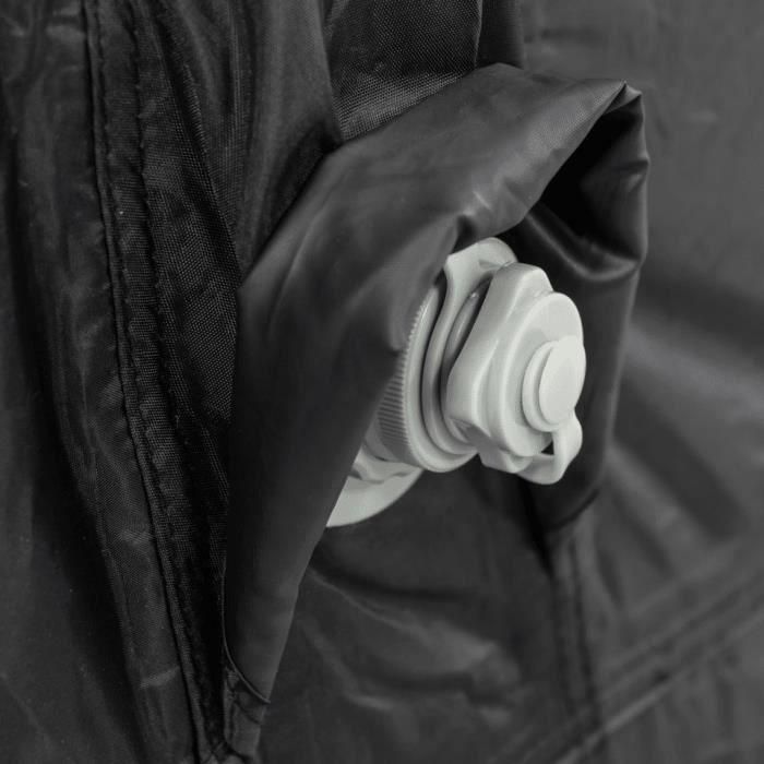 Kampa KAM5056446110679 Toldo Independiente Cross Air TC. Tejido Polycotton, Air Frame, con Suelo, Estores Opaco, Panel Mosquitera 5