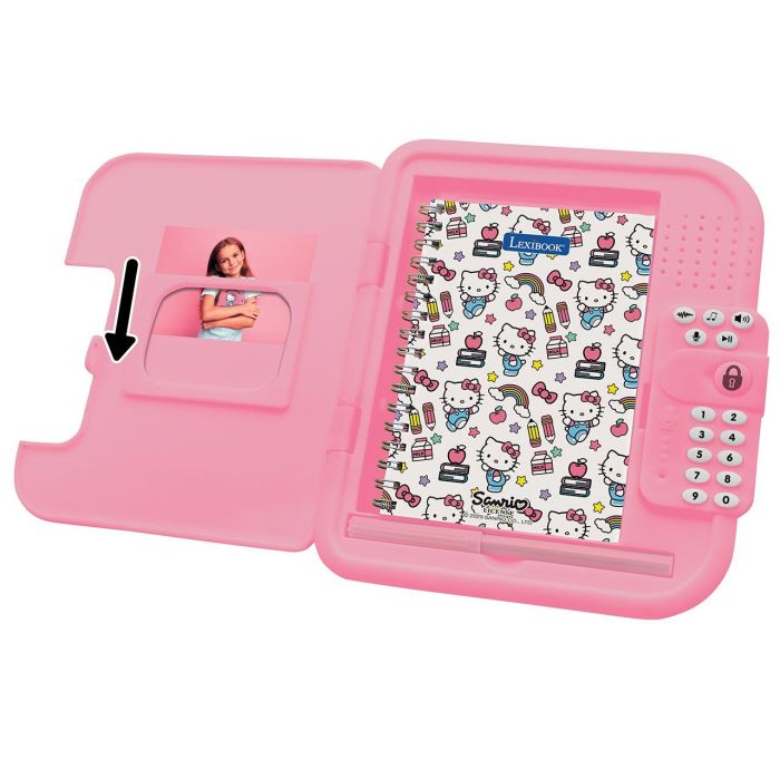 Lexibook Hello Kitty Sd50Hk - Diario Electrónico Interactivo Personalizable con Contraseña y Bolígrafo para Niños +6 Años 2 Lexibook Hello Kitty Sd50Hk - Diario Electrónico Interactivo Personalizable con Contraseña y Bolígrafo para Niños +6 Años 2