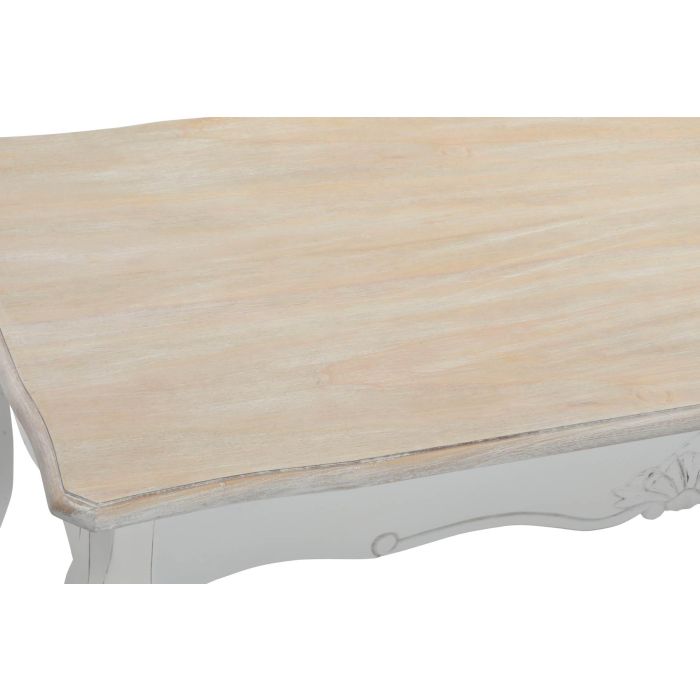DKD Home Decor Mesita Auxiliar Tradicional Colección Versalles3 Madera Abeto Blanco Natural 120x60x50 cm 1 DKD Home Decor Mesita Auxiliar Tradicional Colección Versalles3 Madera Abeto Blanco Natural 120x60x50 cm 1