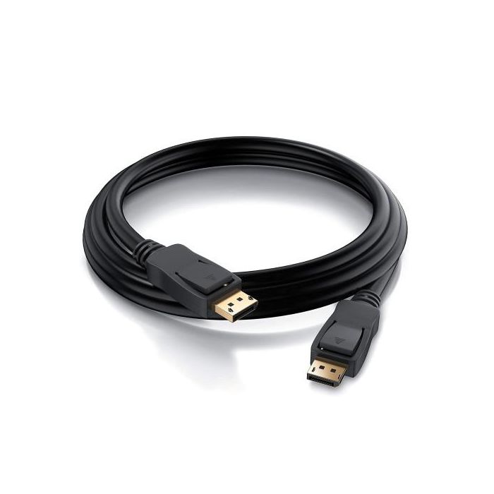 Ewent Cable DisplayPort EC1406 8K 60Hz 2m - 7680x4320, 4K 240Hz, Versión 1.4 2 Ewent Cable DisplayPort EC1406 8K 60Hz 2m - 7680x4320, 4K 240Hz, Versión 1.4 2